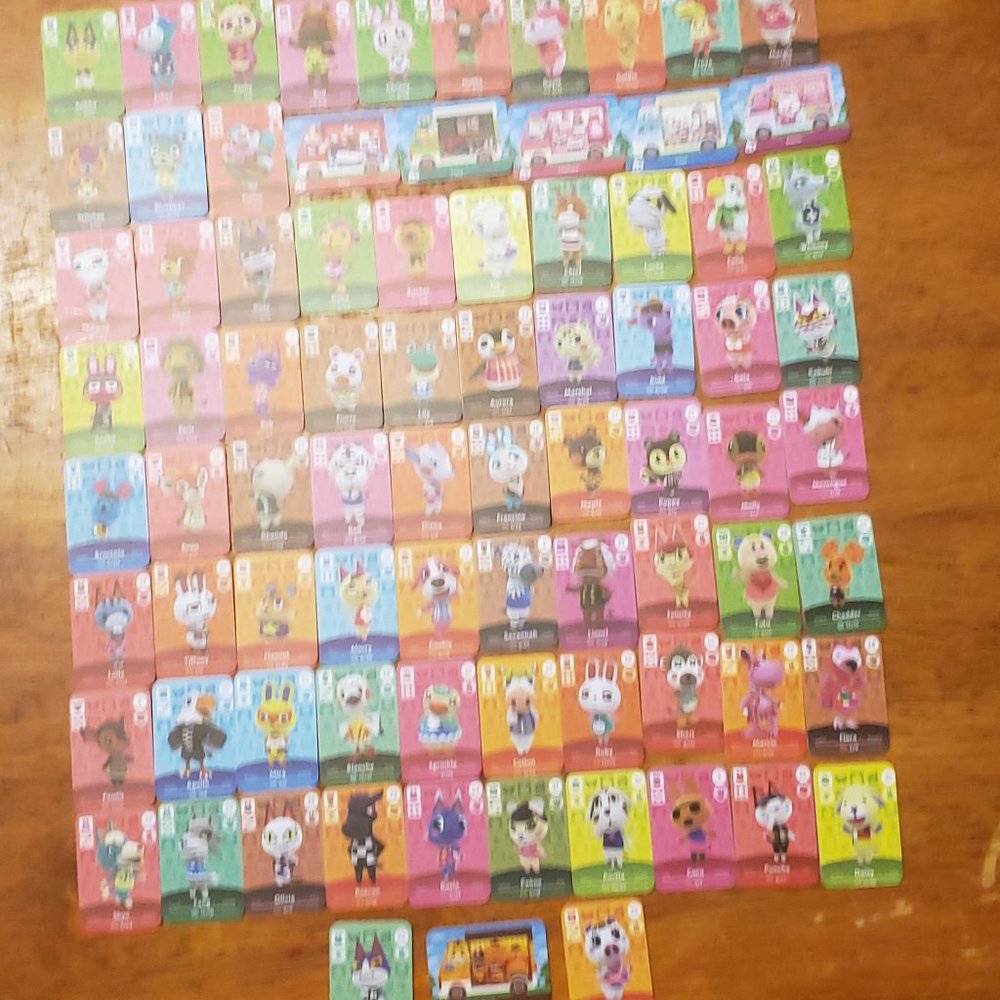 Nintendo Amiibo Animal Crossing Mini Cards